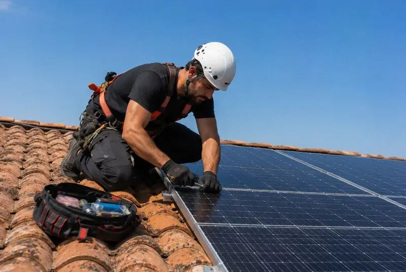Maintenance et monitoring de panneaux solaires à Armoy