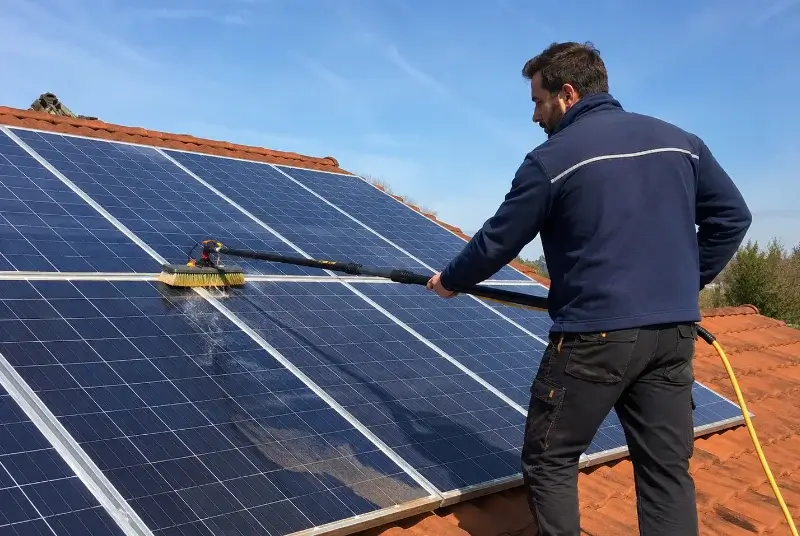 Nettoyage et entretien de panneaux solaires à Armoy